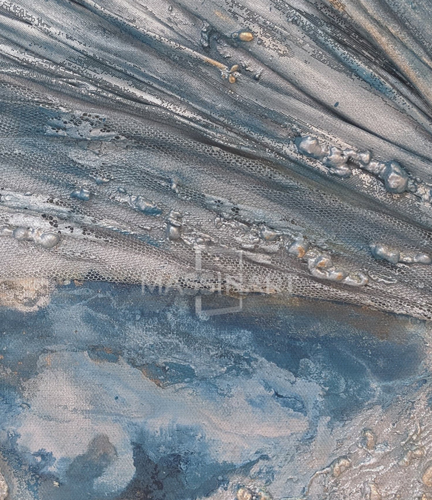 Calligraphie II - Tableau original signé par l'artiste Meryem YH.